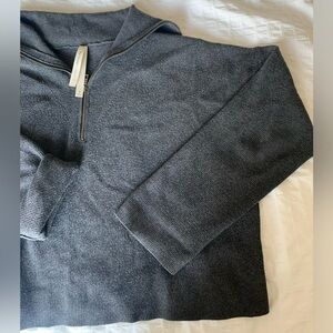 Dark grey Babaton quarter zip